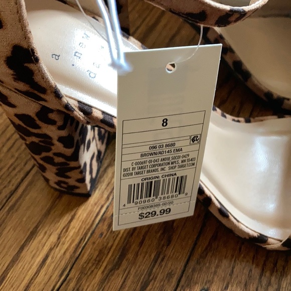 Leopard block heels - Picture 3 of 4